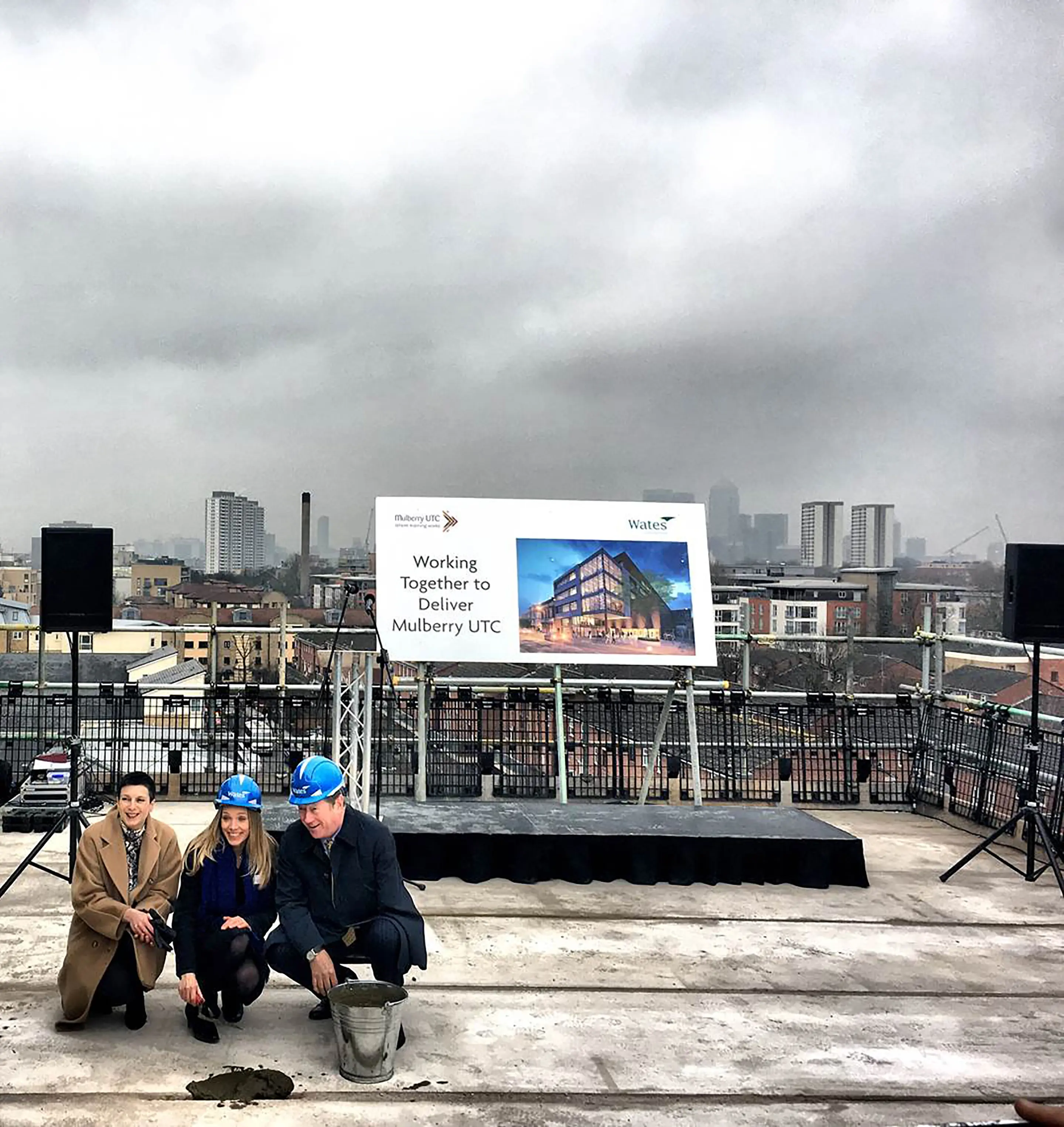 Topping out Ceremony for Mulberry UTC