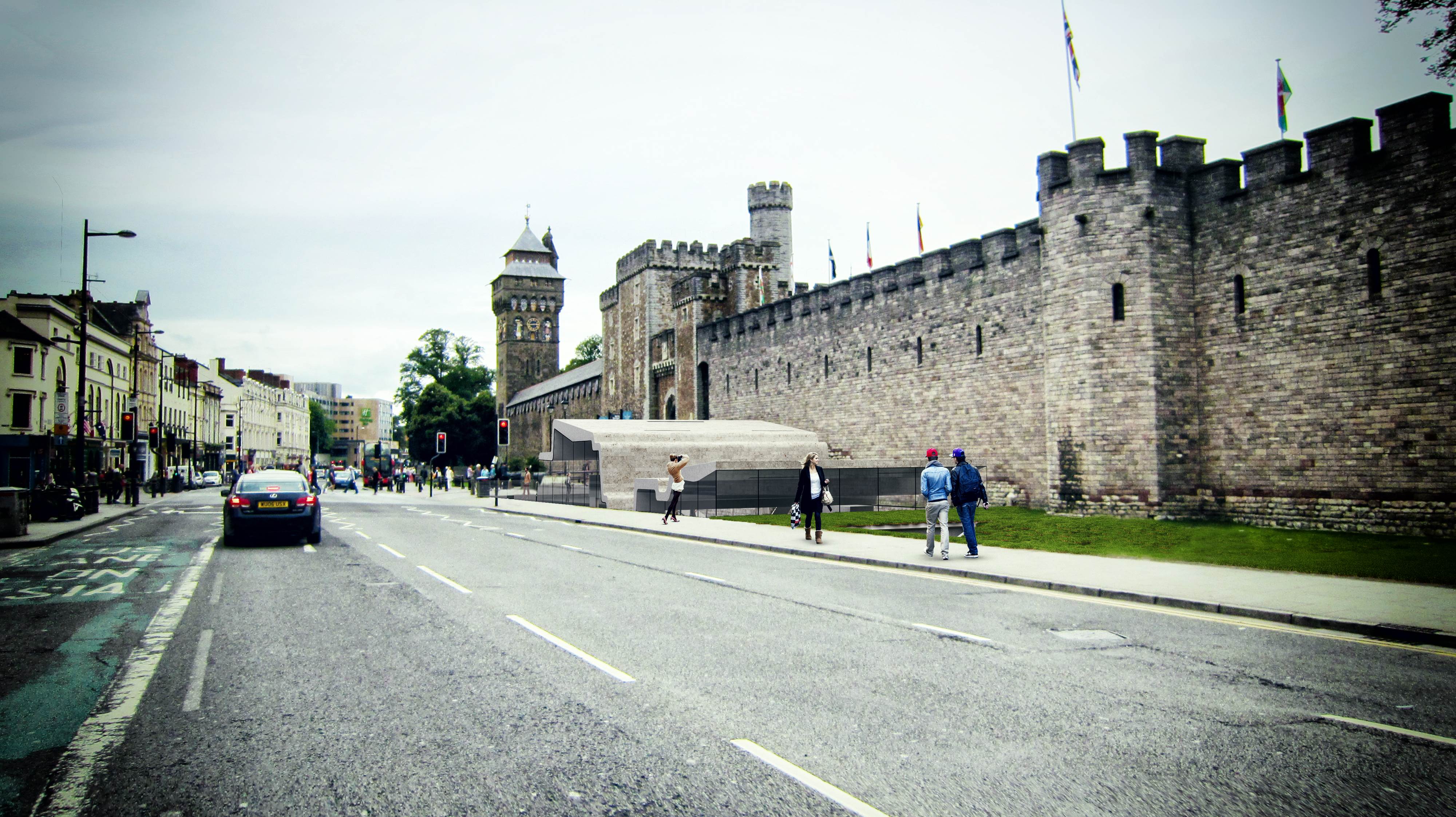 Cardiff Castle in the City Centre