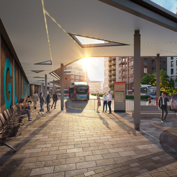 Bus Station in Guildford submitted for planning